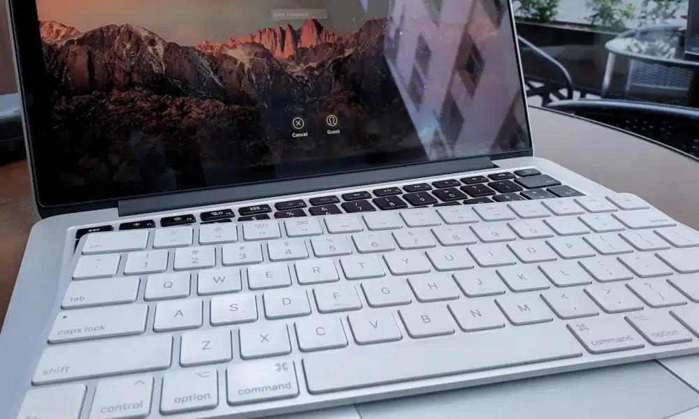 Apple keyboard on MacBook Pro