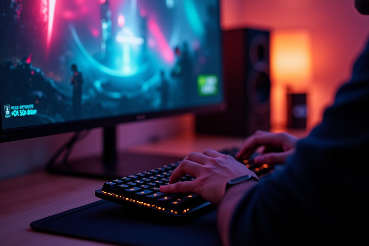 écran gaming