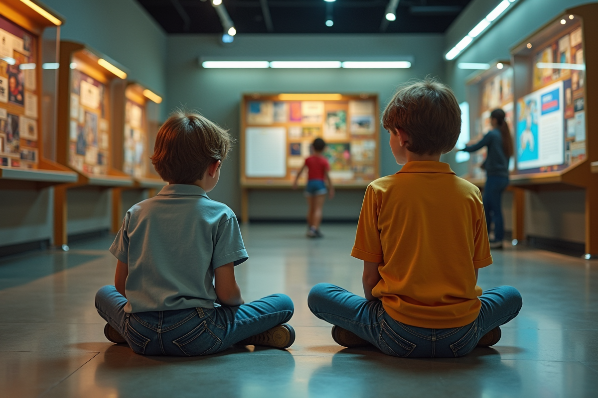 Adolescents jouant à une machine d